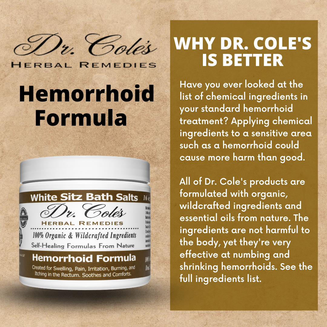 03 - Dr. Cole's Hemorrhoid Salts White