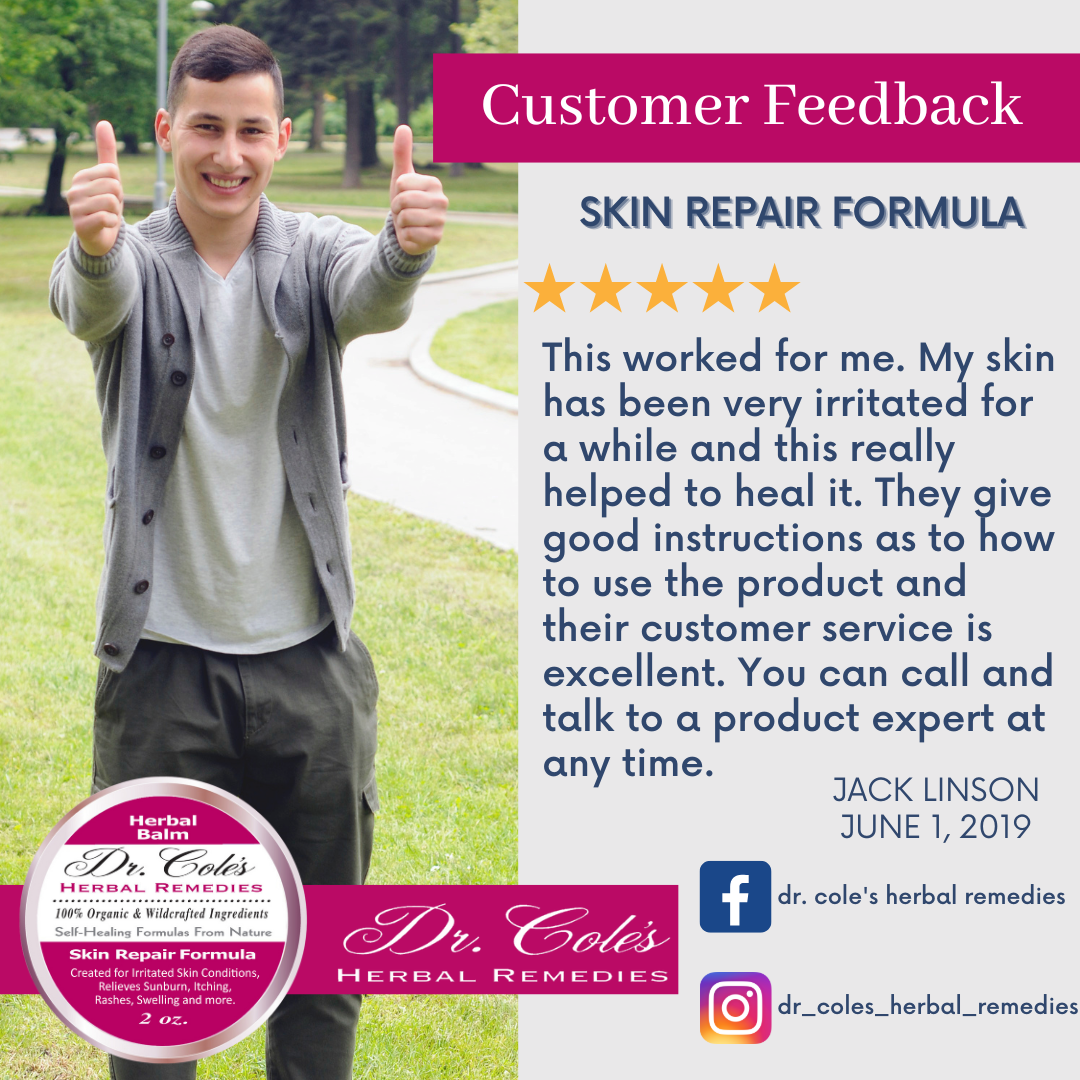 16 - Dr. Cole's Organic Skin Repair Herbal Balm