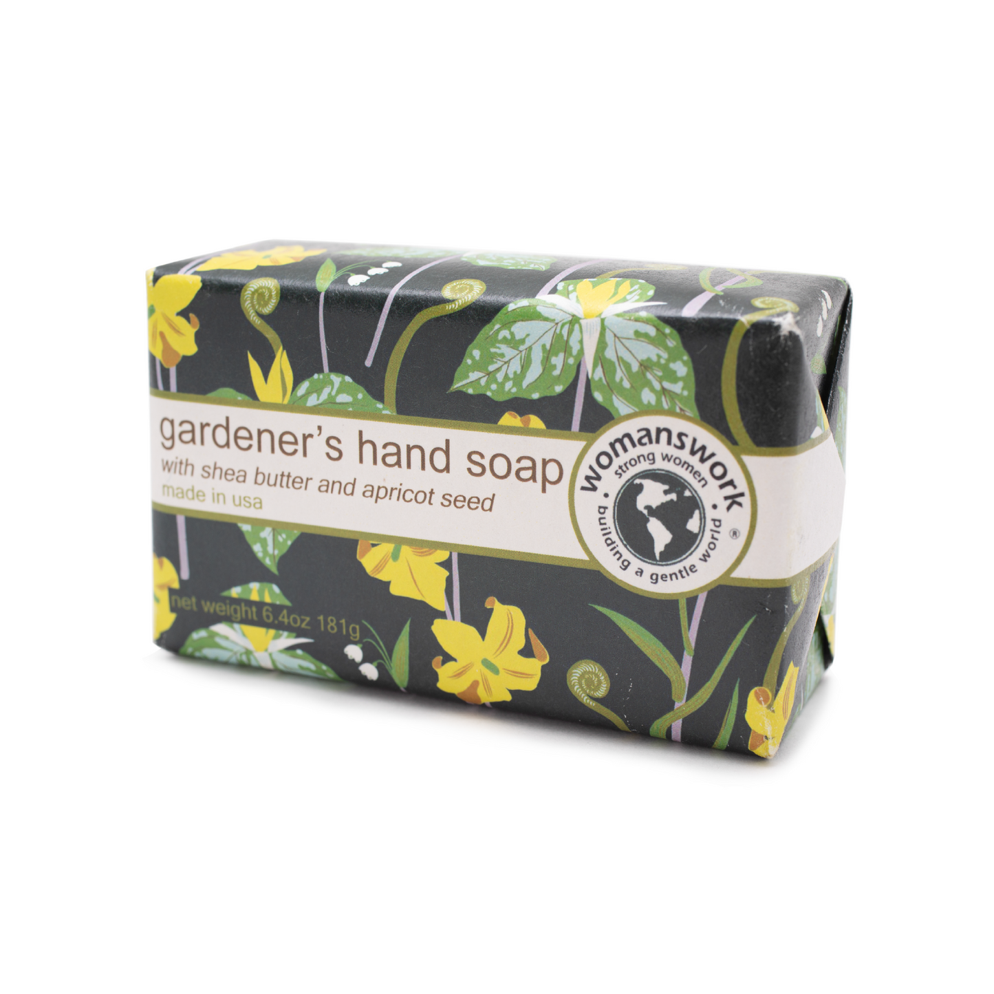 Gardeners Hand Soap packaged in Woodland Garden Print