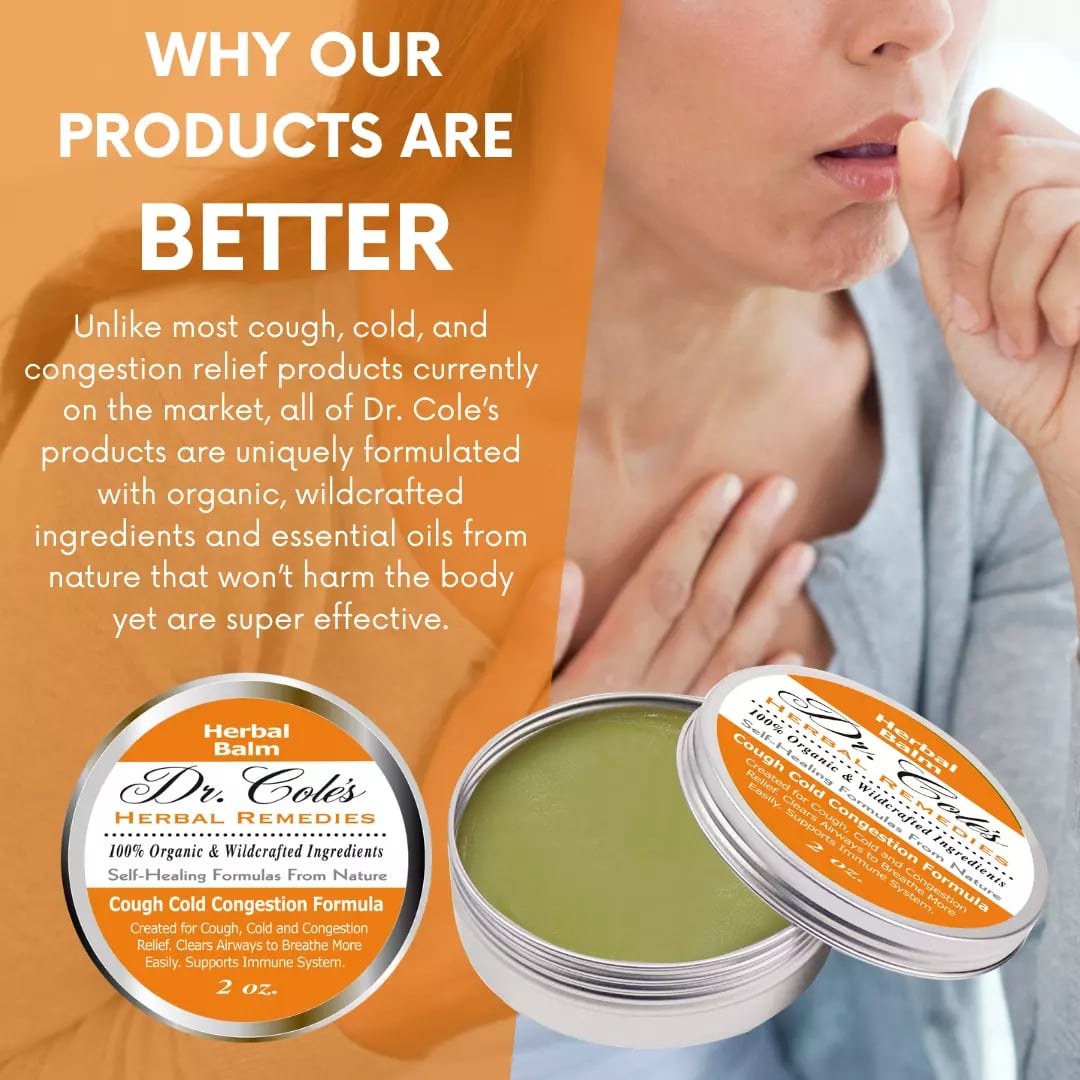 26 - Dr. Cole’s Organic Cough Cold Congestion Relief Balm