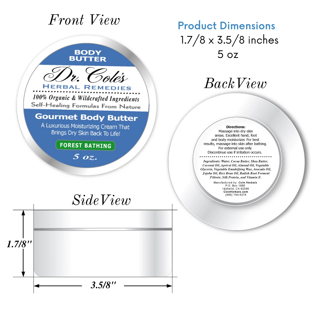 36 - Dr. Cole's Gourmet Body Butter - FOREST BATHING