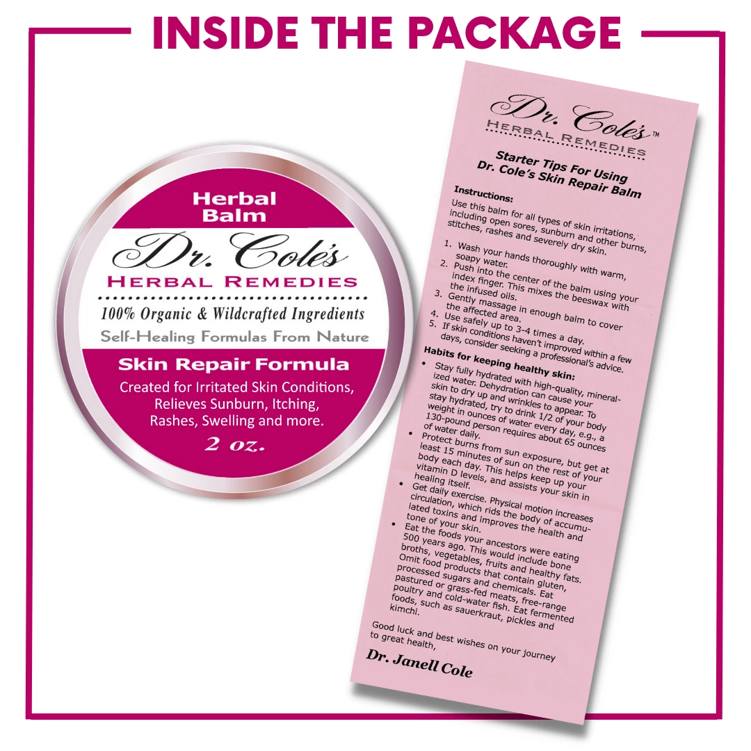 16 - Dr. Cole's Organic Skin Repair Herbal Balm