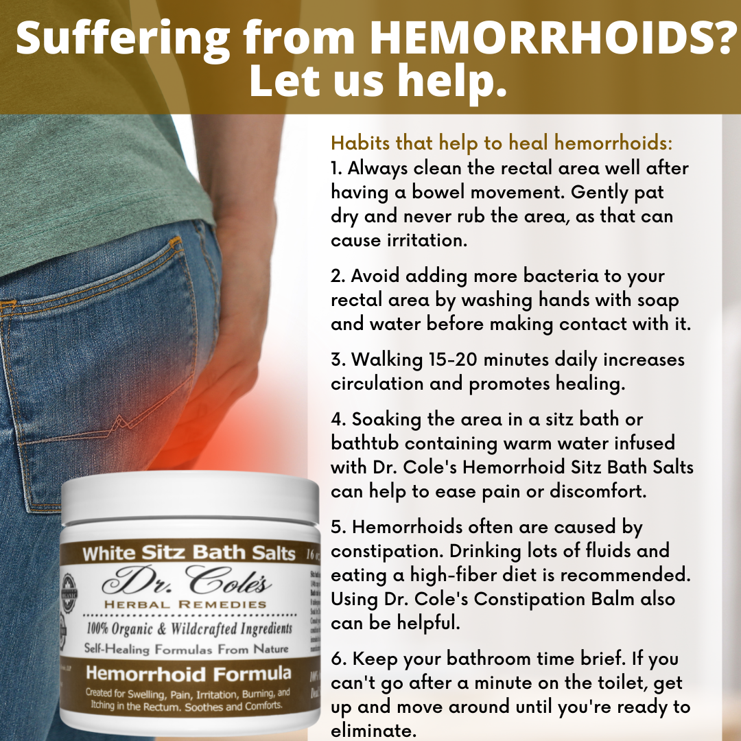 03 - Dr. Cole's Hemorrhoid Salts White