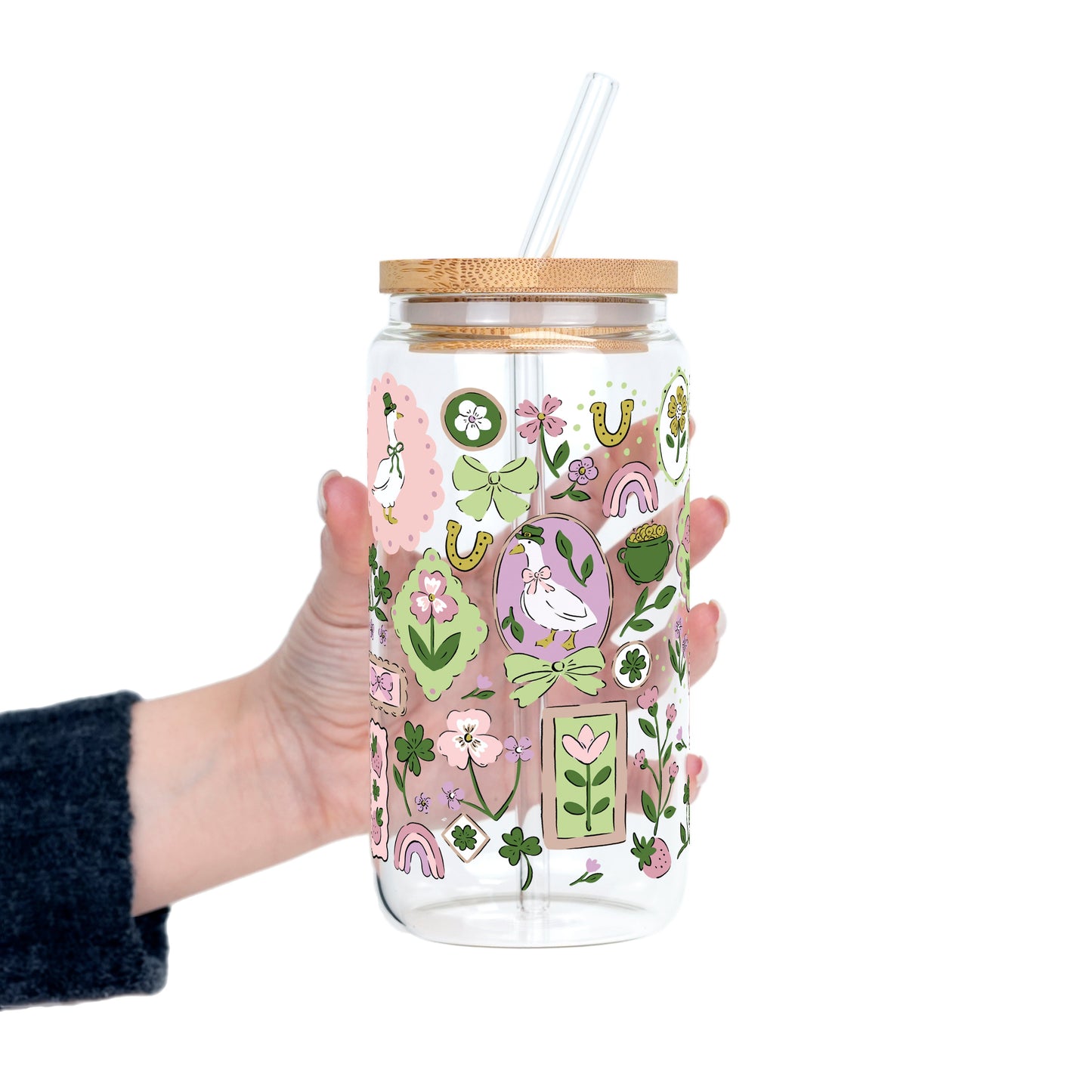 Lucky Geese Glass Cups