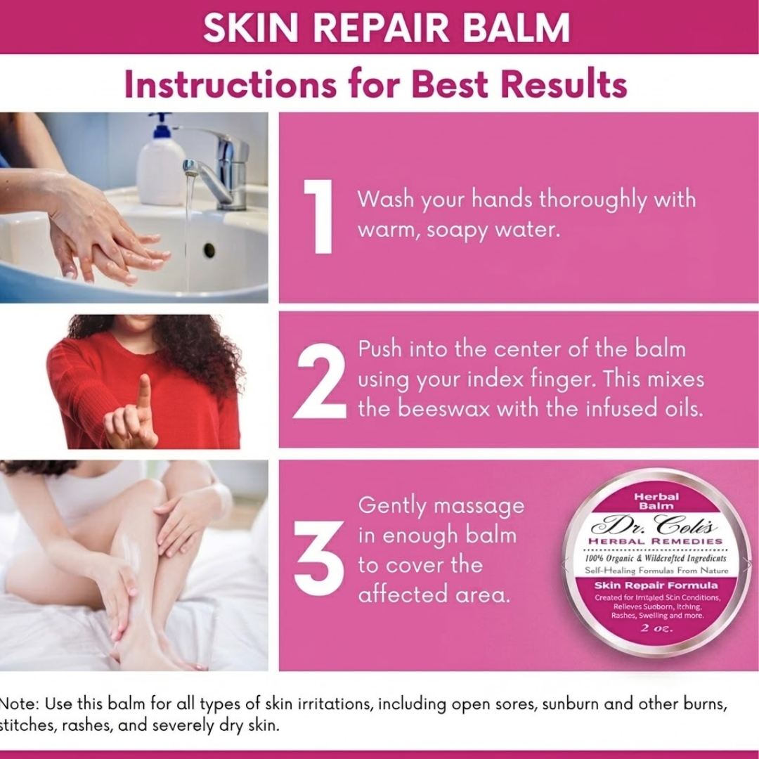 16 - Dr. Cole's Organic Skin Repair Herbal Balm
