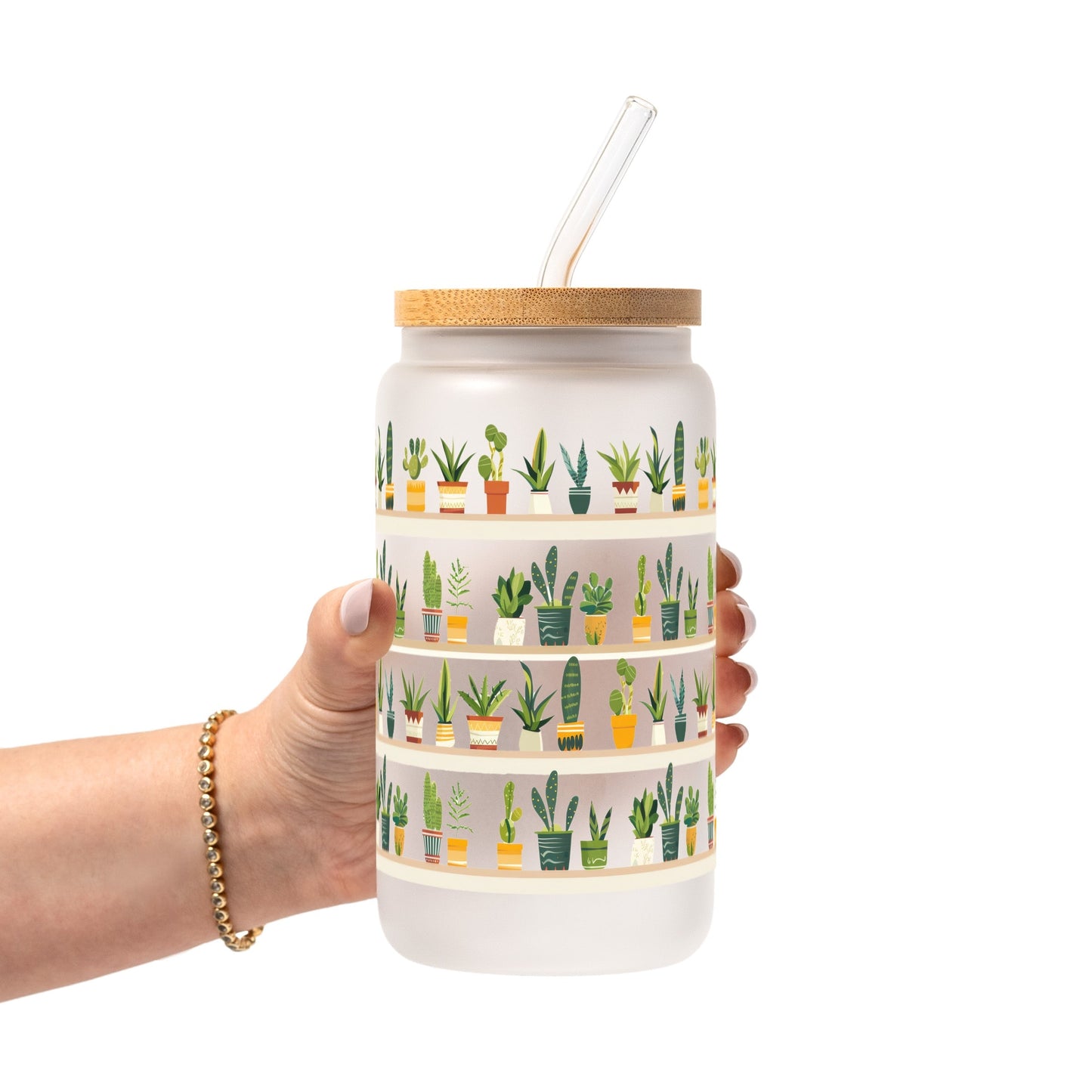 Succulent Lover Glass Cups