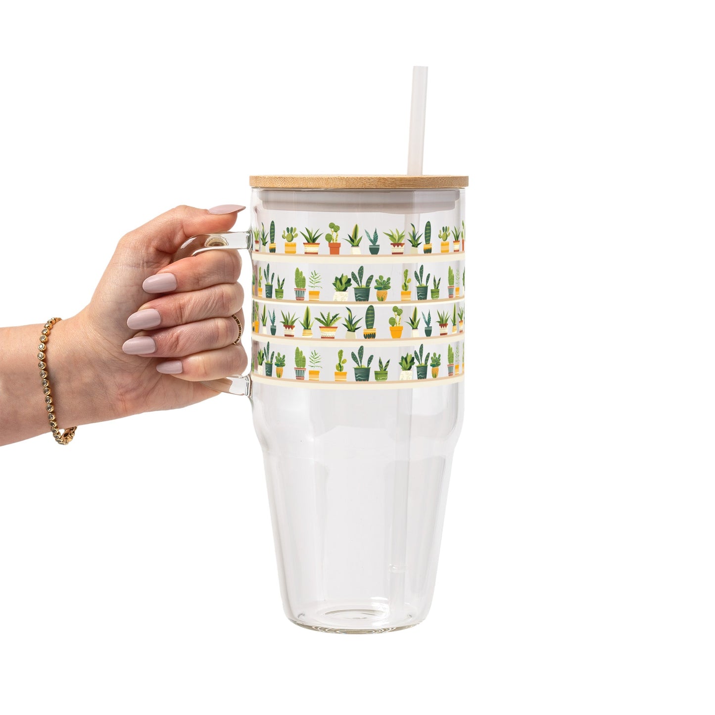 Succulent Lover Glass Cups