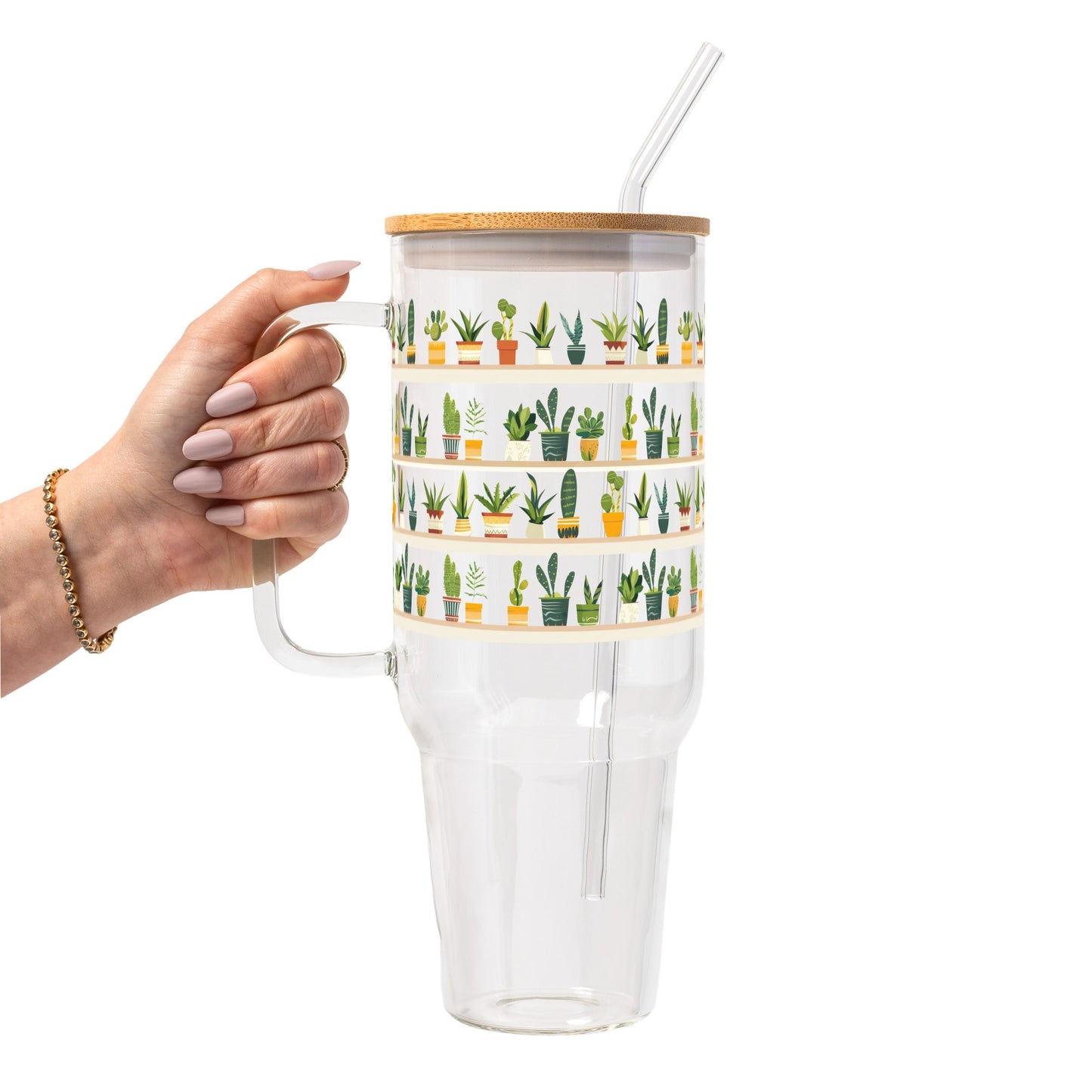 Succulent Lover Glass Cups