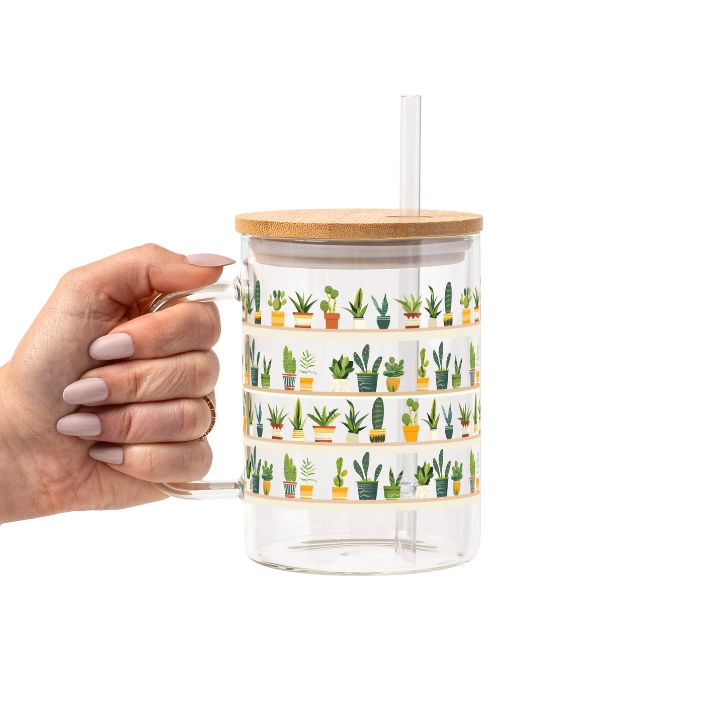 Succulent Lover Glass Cups