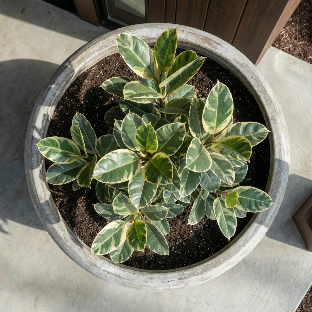 Titan XXL, Fiber Clay Pot, Hand-painted in Aged White or Aged Black, 28.3"D x 17"H