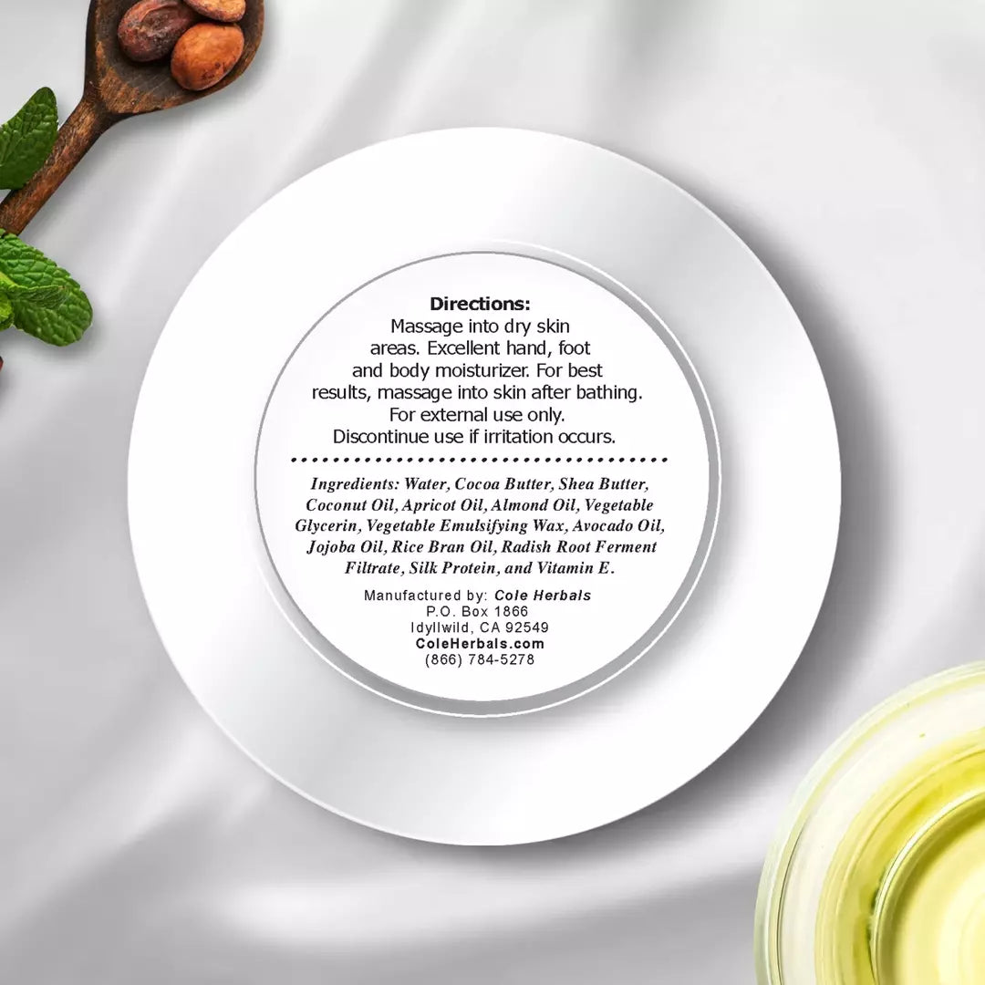 38 - Dr. Cole's Gourmet Body Butter - LAVENDER VANILLA