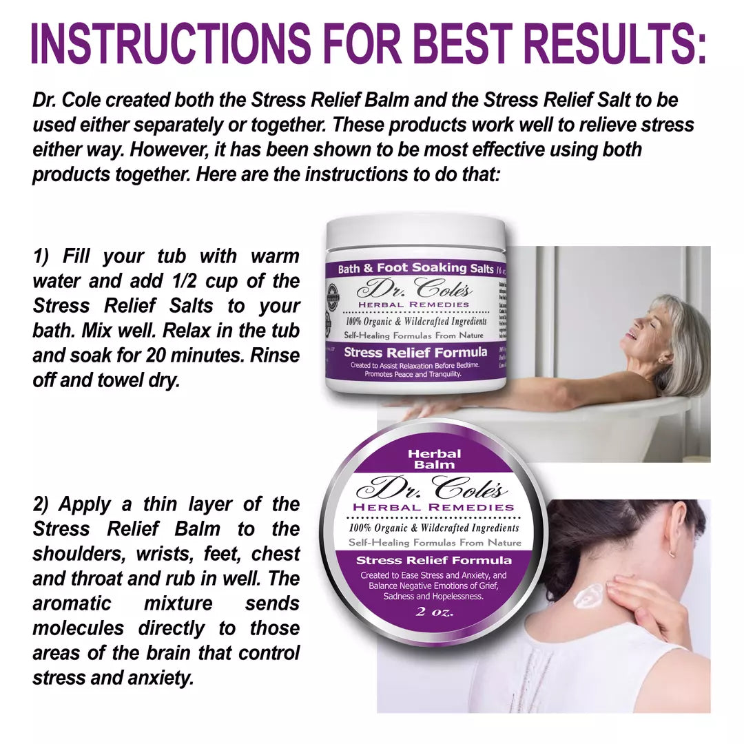 31 - Dr. Cole's Stress Relief Soaking Salts